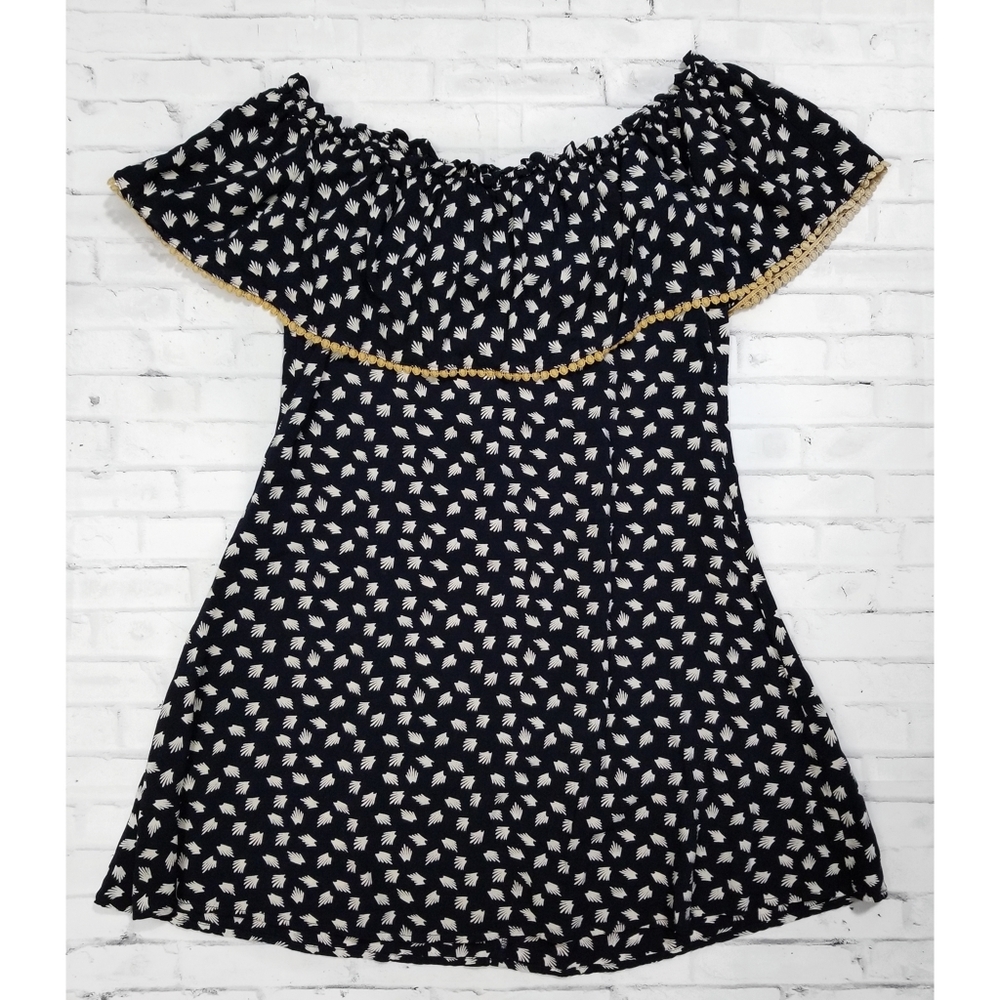 THML Ruffle Off The Shoulder Dress Medium